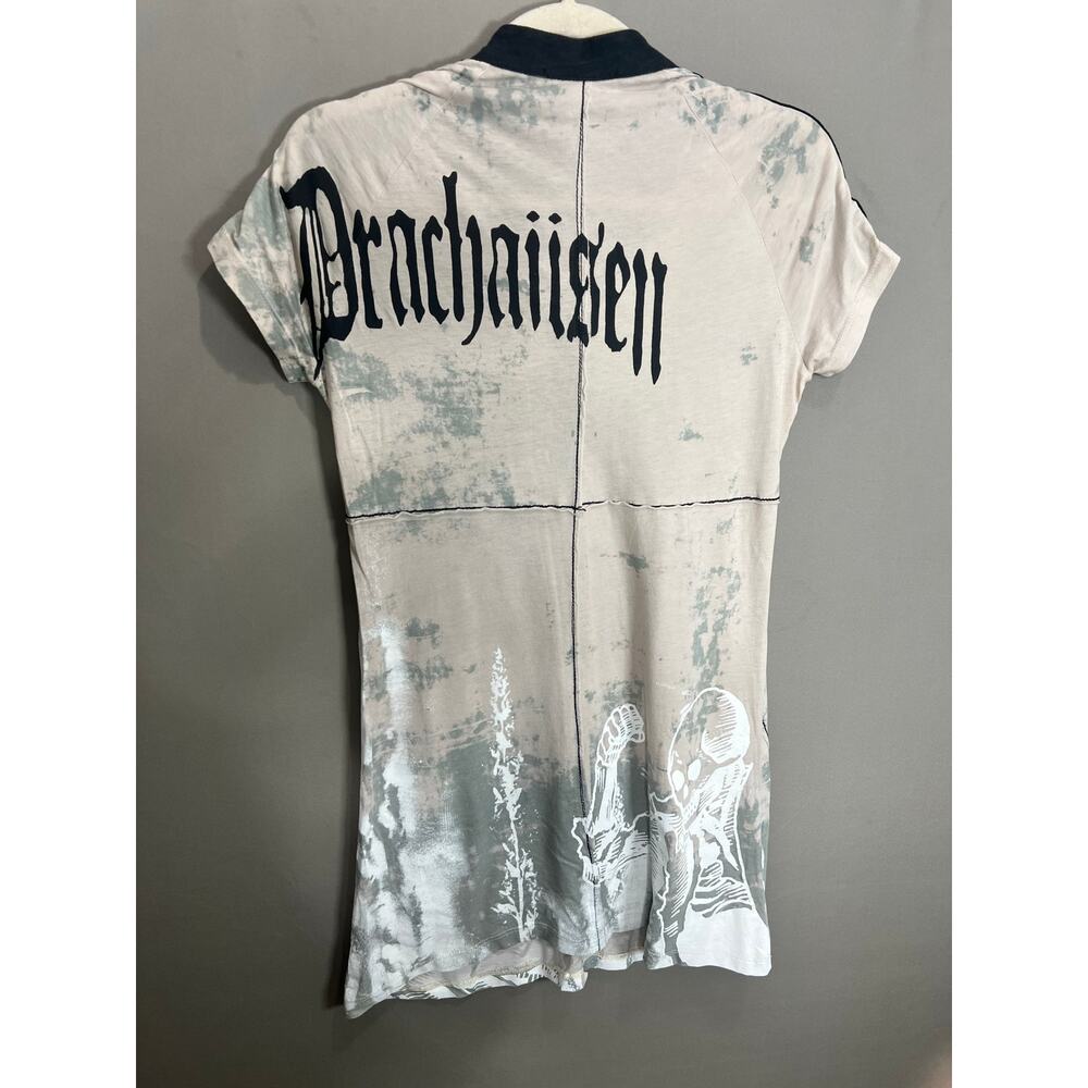 Salvage Womens Size M Y2K Mini Dress Goth Grunge Rocker Emo Dark Fairy Edgy - Picture 2 of 16